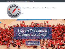 Tablet Screenshot of clubtreboada.es